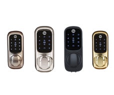 Product picture of the Keyless Connected Smart Lock in Black