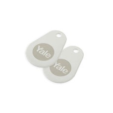 Key Tag Twin Pack in White