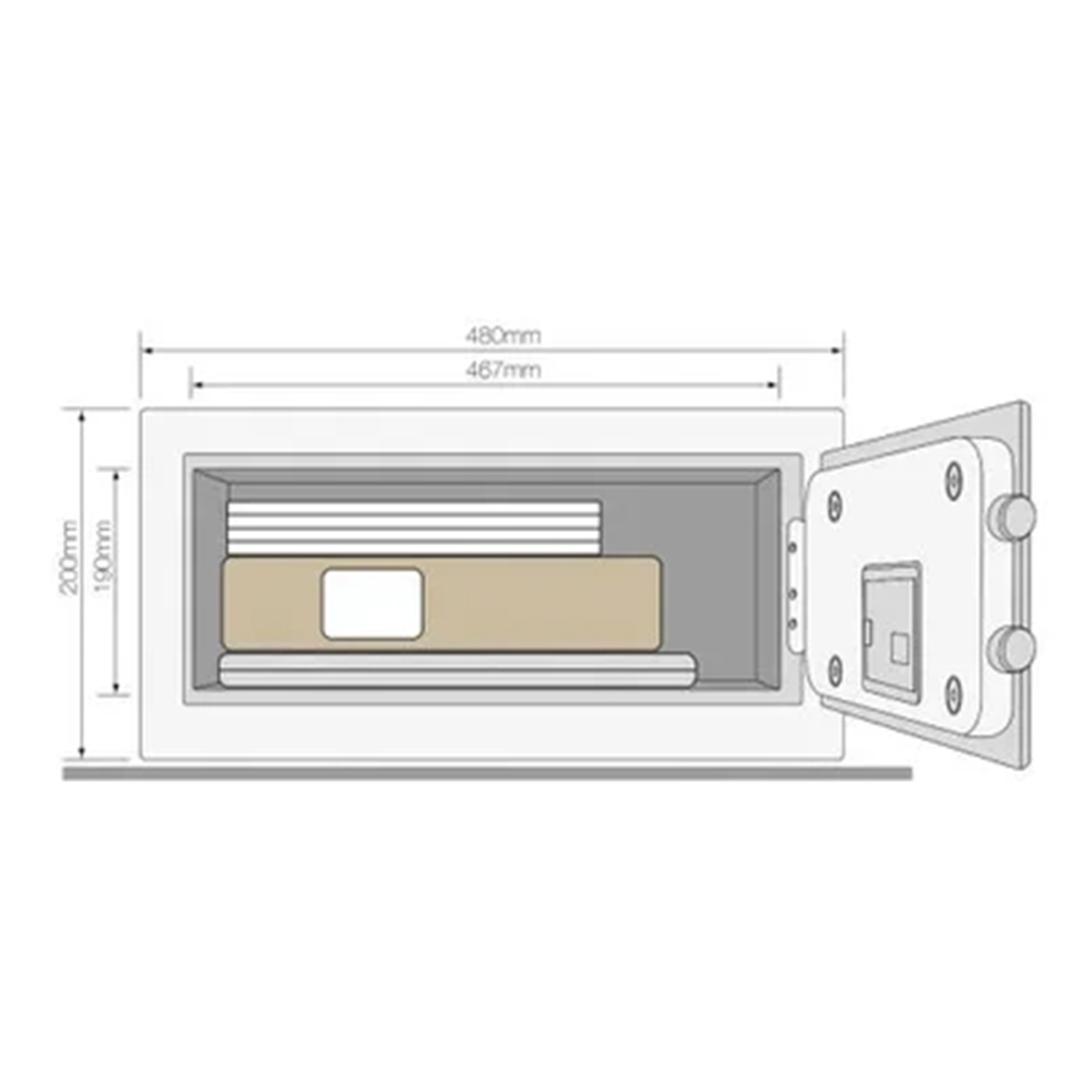 yale floor safe install