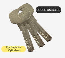 Superior 1 Star 10 pin Set of 3 keys