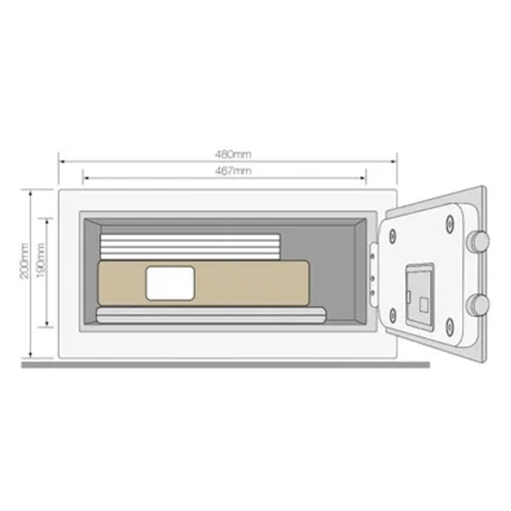 yale floor safe install