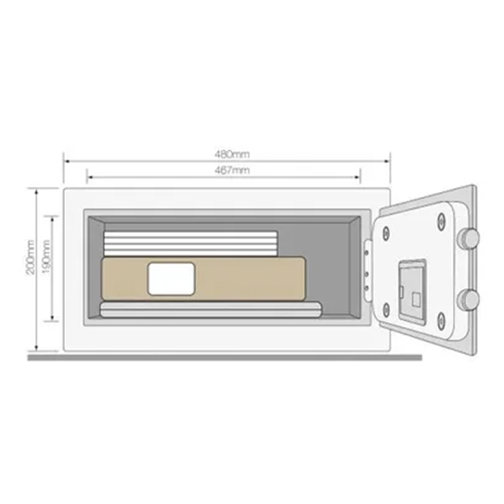 yale floor safe install