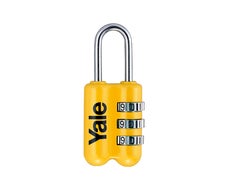 Yale Combination Padlock in Yellow