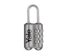 Yale Combination Padlock in Grey