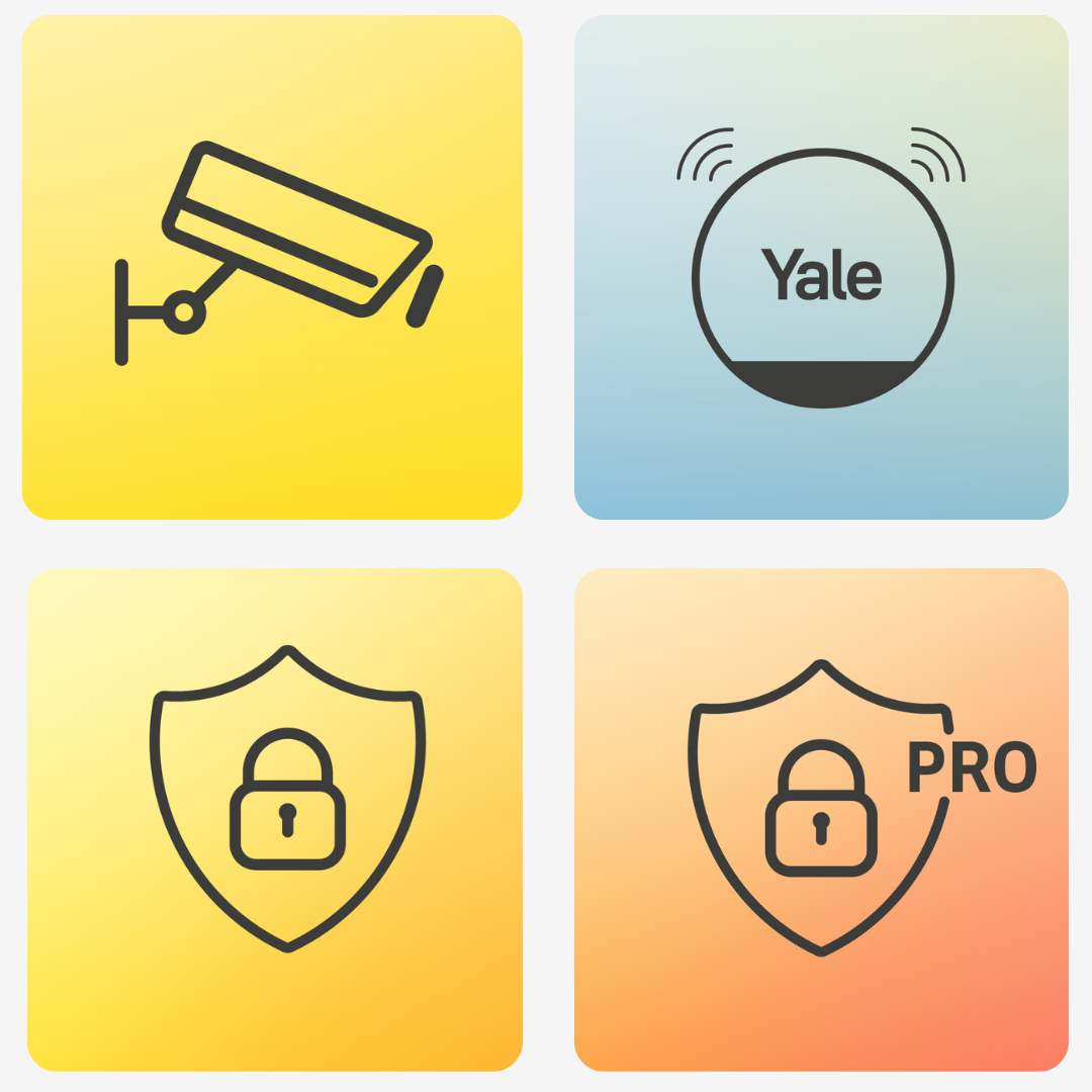 omotion for Yale premium features: start with a one-month free trial, enjoy full access from day one, no commitment with cancel anytime, and activate directly in the Yale Home app.